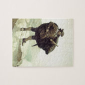 ヴィンテージ海賊、キャプテン・ビル・ボーンズ by NC ワイス ジグソーパズル (横)