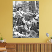 ヴィンテージ海賊 キャンバスプリント (インサイチュ (リビング))