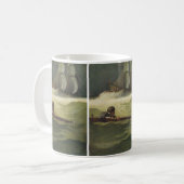 ヴィンテージ海賊、コヴェナント号の沈没（NC Wyeth） コーヒーマグカップ (正面左)