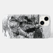 ヴィンテージ海賊、サー・ヘンリー・モーガン in the Ocean Case-Mate iPhoneケース (裏面 (横))