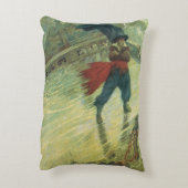 ヴィンテージ海賊、ザ飛んでいるダッチマンバイハワードピレ アクセントクッション (裏面(縦))