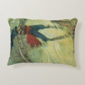 ヴィンテージ海賊、ザ飛んでいるダッチマンバイハワードピレ アクセントクッション (裏面)