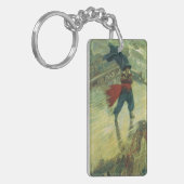 ヴィンテージ海賊、ザ飛んでいるダッチマンバイハワードピレ キーホルダー (正面左)