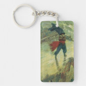 ヴィンテージ海賊、ザ飛んでいるダッチマンバイハワードピレ キーホルダー (正面)