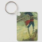 ヴィンテージ海賊、ザ飛んでいるダッチマンバイハワードピレ キーホルダー (正面)