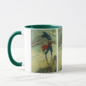 ヴィンテージ海賊、ザ飛んでいるダッチマンバイハワードピレ マグカップ (左)