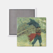 ヴィンテージ海賊、ザ飛んでいるダッチマンバイハワードピレ マグネット (正面/裏面)