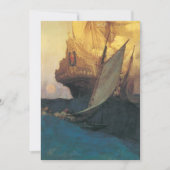 ヴィンテージ海賊、ハワード・ピレによるガレオン攻撃 (正面)