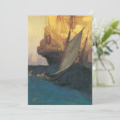 ヴィンテージ海賊、ハワード・ピレによるガレオン攻撃 (スタンド正面)