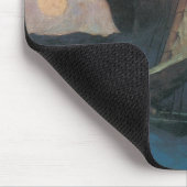 ヴィンテージ海賊、ハワード・ピレによるガレオン攻撃 マウスパッド (コーナー)