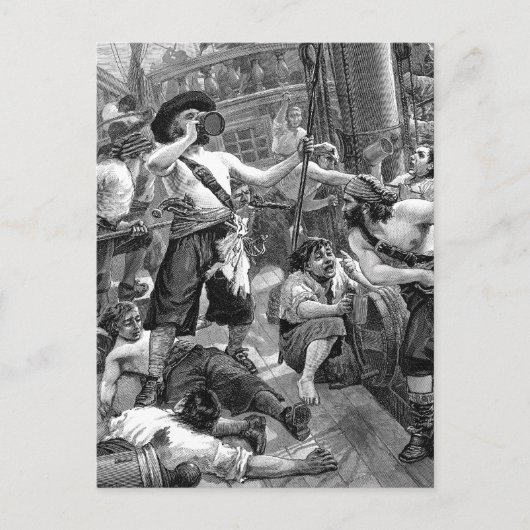 ヴィンテージ海賊 ポストカード (正面)