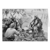 ヴィンテージ海賊、宝物と戦利品を数える (正面横)