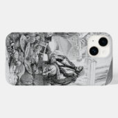 ヴィンテージ海賊、宝物と戦利品を数える Case-Mate iPhoneケース (裏面 (横))