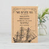 ヴィンテージ海賊  招待状 (スタンド正面)