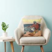 ヴィンテージ海賊、無人島に上陸した海賊 クッション (椅子)