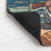 ヴィンテージ海賊、無人島に上陸した海賊 マウスパッド (コーナー)