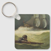 ヴィンテージ海賊、NCワイエスによる契約の難破船 キーホルダー (正面)