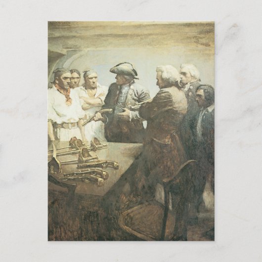 ヴィンテージ海賊、NCワイスによる反乱の準備 ポストカード (正面)