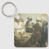 ヴィンテージ海賊、NC Wyethによる反乱準備 キーホルダー (正面)