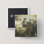 ヴィンテージ海賊、NC Wyethによる反乱準備 缶バッジ (正面&裏面)