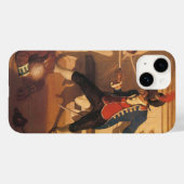 ヴィンテージ海賊、NC Wyethによる『キャプテン・ソード・ファイト』 Case-Mate iPhoneケース (裏面 (横))