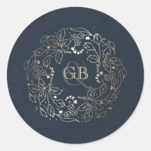 ヴィンテージ海軍と金ゴールドフローラ結婚リース