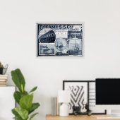 ヴィンテージ海運会社広告 ポスター (ホームオフィス)