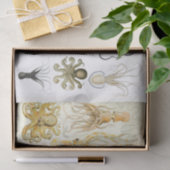 ヴィンテージ海Octopus Squid Collage 薄葉紙 (ギフト)