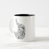 ヴィンテージ消化器学 – 消化器科医の贈り物 ツートーンマグカップ (正面左)