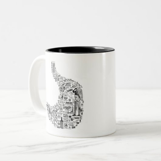 ヴィンテージ消化器学 – 消化器科医の贈り物 ツートーンマグカップ (正面左)