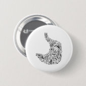 ヴィンテージ消化器学 – 胃腸科医の才能 缶バッジ (正面&裏面)