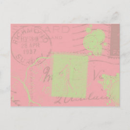 ヴィンテージ消印IVはがき ポストカード