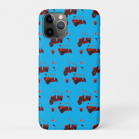 ヴィンテージ消火トラックと装備 Case-Mate iPhoneケース (裏)