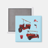 ヴィンテージ消火設備 マグネット (正面/裏面)