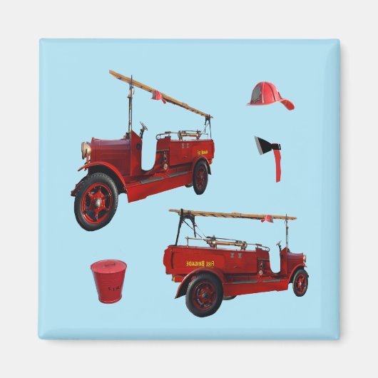 ヴィンテージ消火設備 マグネット (正面)