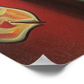 ヴィンテージ消防士のピン留め ポスター (角)