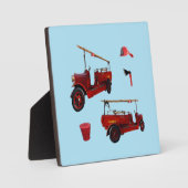 ヴィンテージ消防機器 フォトプラーク (正面)