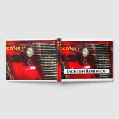 ヴィンテージ消防車お祝いの生活 ゲストブック (全面)