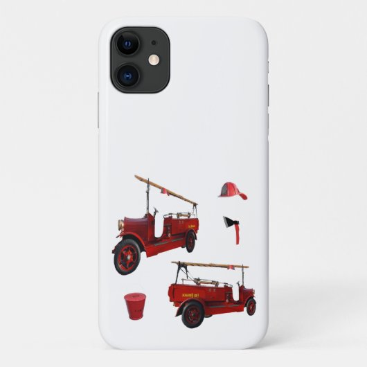 ヴィンテージ消防車と設備 Case-Mate iPhoneケース (裏面)