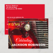 ヴィンテージ消防車のお別れ会 ポストカード (正面/裏面)