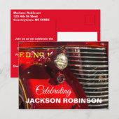 ヴィンテージ消防車のお別れ会 ポストカード (正面/裏面)