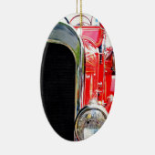 ヴィンテージ消防車オーナメント セラミックオーナメント (右)