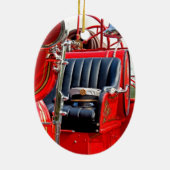 ヴィンテージ消防車オーナメント セラミックオーナメント (裏面)