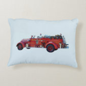 ヴィンテージ消防車 アクセントクッション (裏面)
