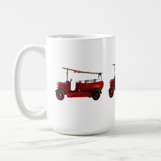 ヴィンテージ消防車、コーヒーマグ コーヒーマグカップ (左)