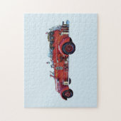 ヴィンテージ消防車 ジグソーパズル (縦)