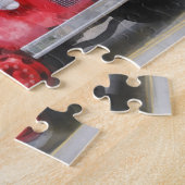 ヴィンテージ消防車 ジグソーパズル (側面)