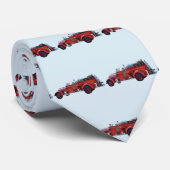 ヴィンテージ消防車 ネクタイ (ロール)