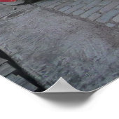 ヴィンテージ消防車….. ポスター (角)