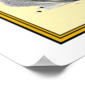 ヴィンテージ消防車 ポスター (角)